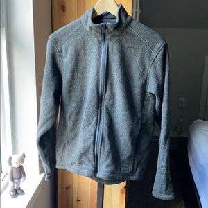 REI Mens Grey Fleece Jacket